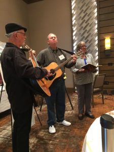 Sunny Seabrook and Bart Beuchner jamming at the LE