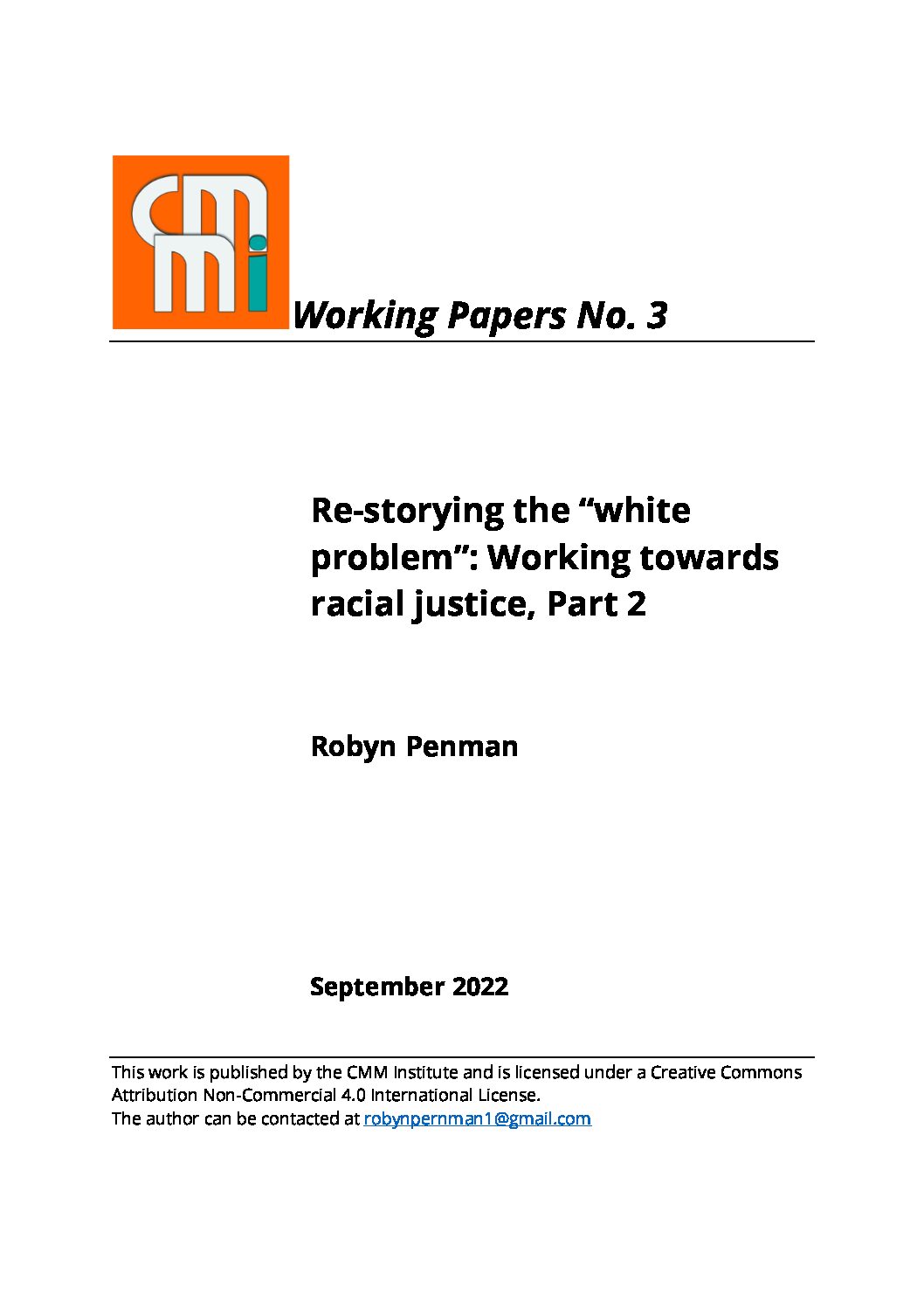 Working papers No. 3