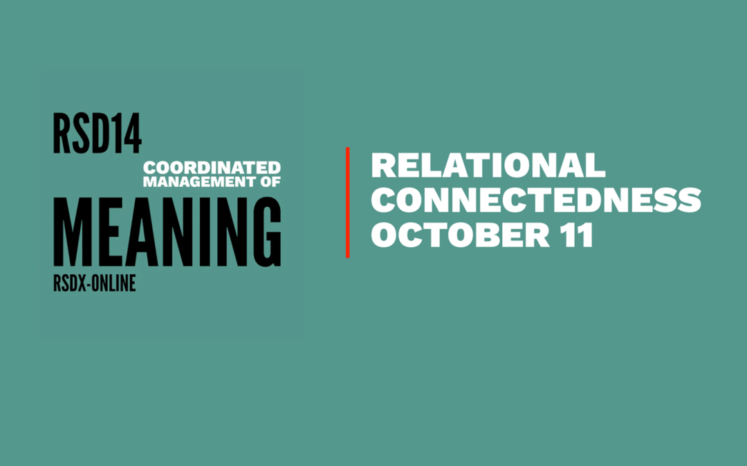 Checkout CMM at the Relating Systems Thinking and Design Conference!